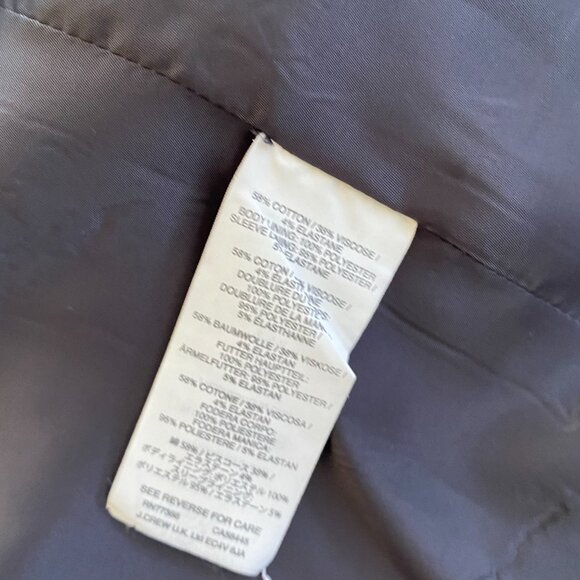 J. Crew Navy Blue Double Button Blazer - Picture 6 of 10